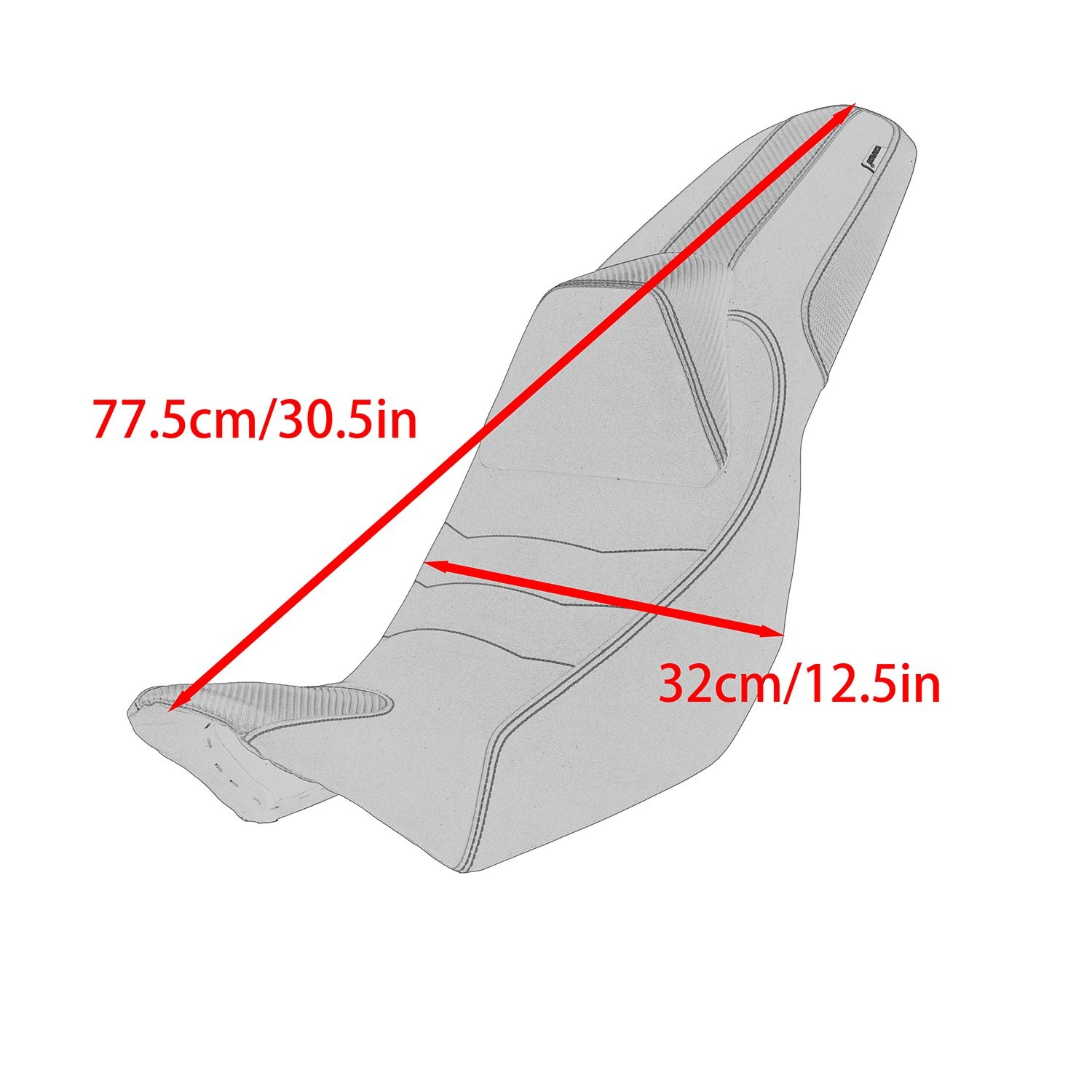 WOLFLINE Dual Seat for Honda NX400 & NX500 2024-2026 Comfort Ride Saddle Seat