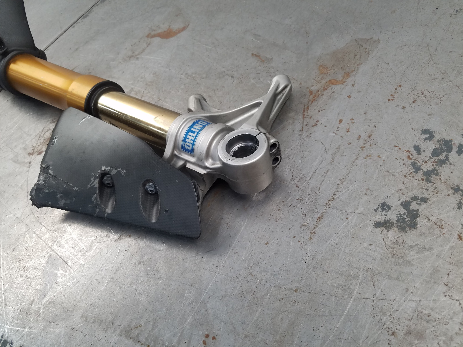2012 Ducati 1199S Panigale Left Ohlins Fork – * #1953 L2