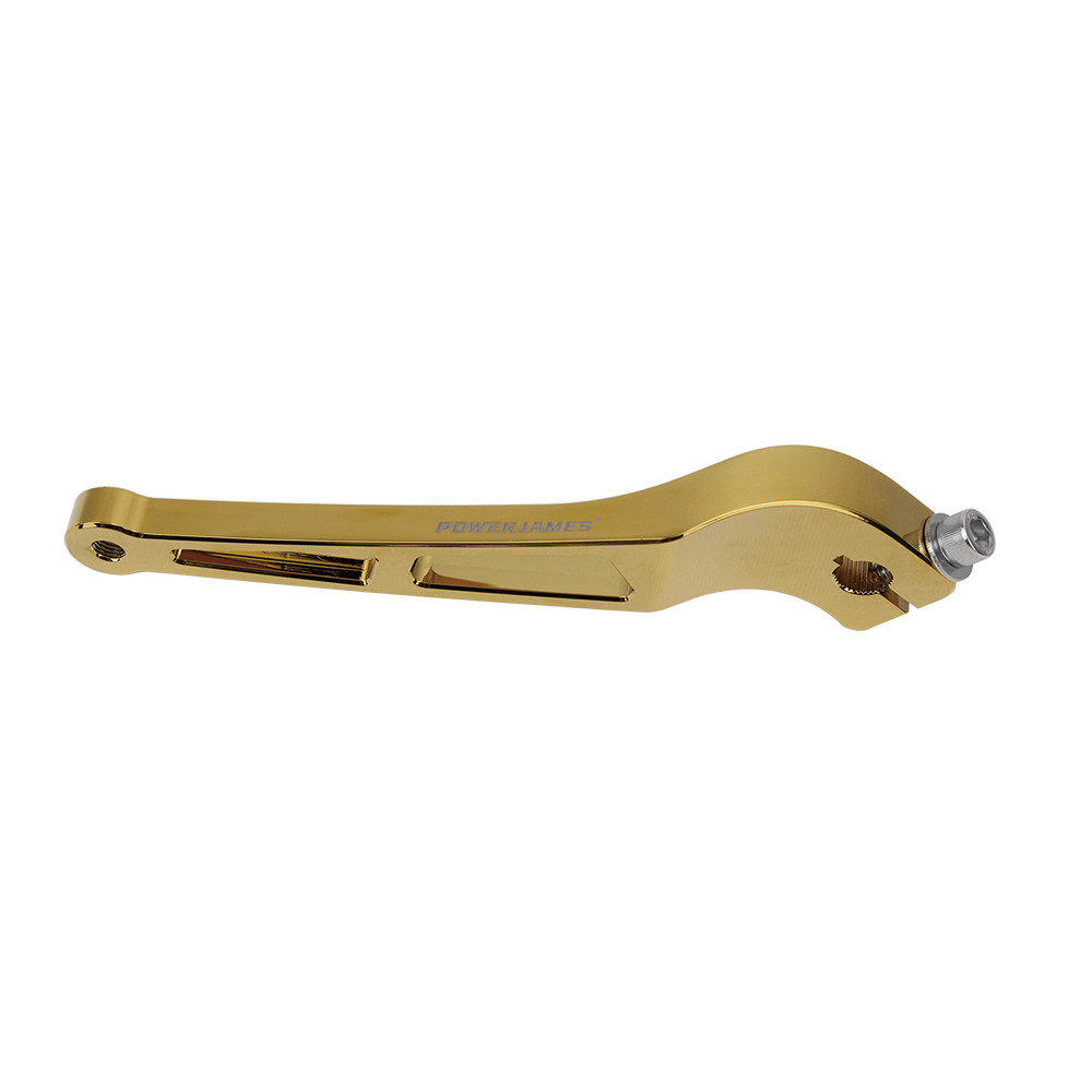 Front Left Gold Slim Shift Shifter Lever for Harley Dyna FXDB FXDWG FXDF FXD FLD