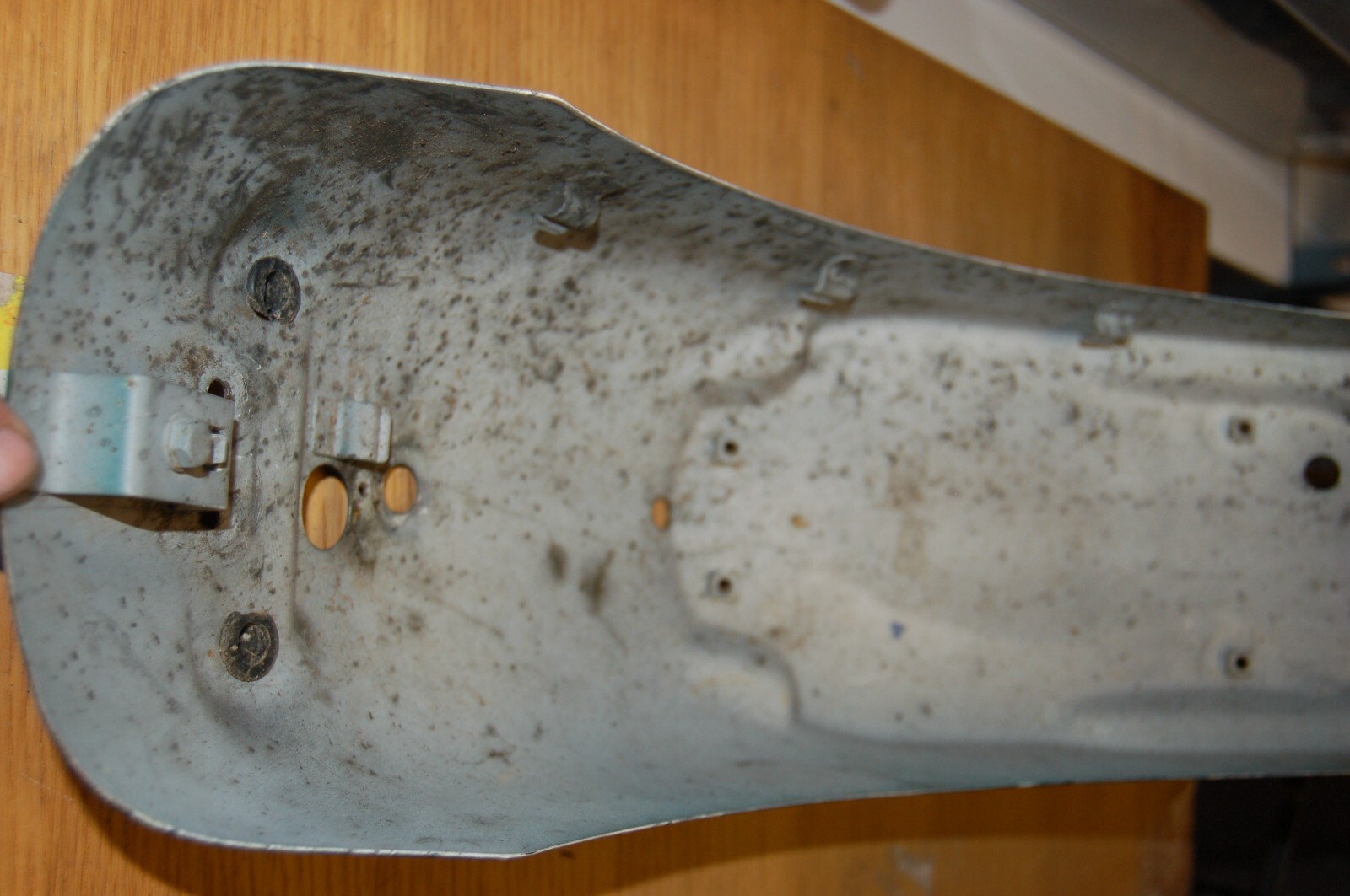 TRIUMPH BONNIE rear guard As shown in pictures.