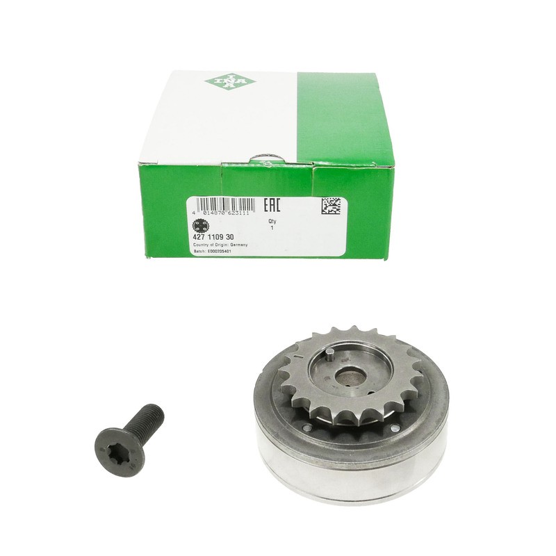 Cam shaft adjuster set with gasket for VW 2.0 TFSI ORIGINAL INA 427110930 0