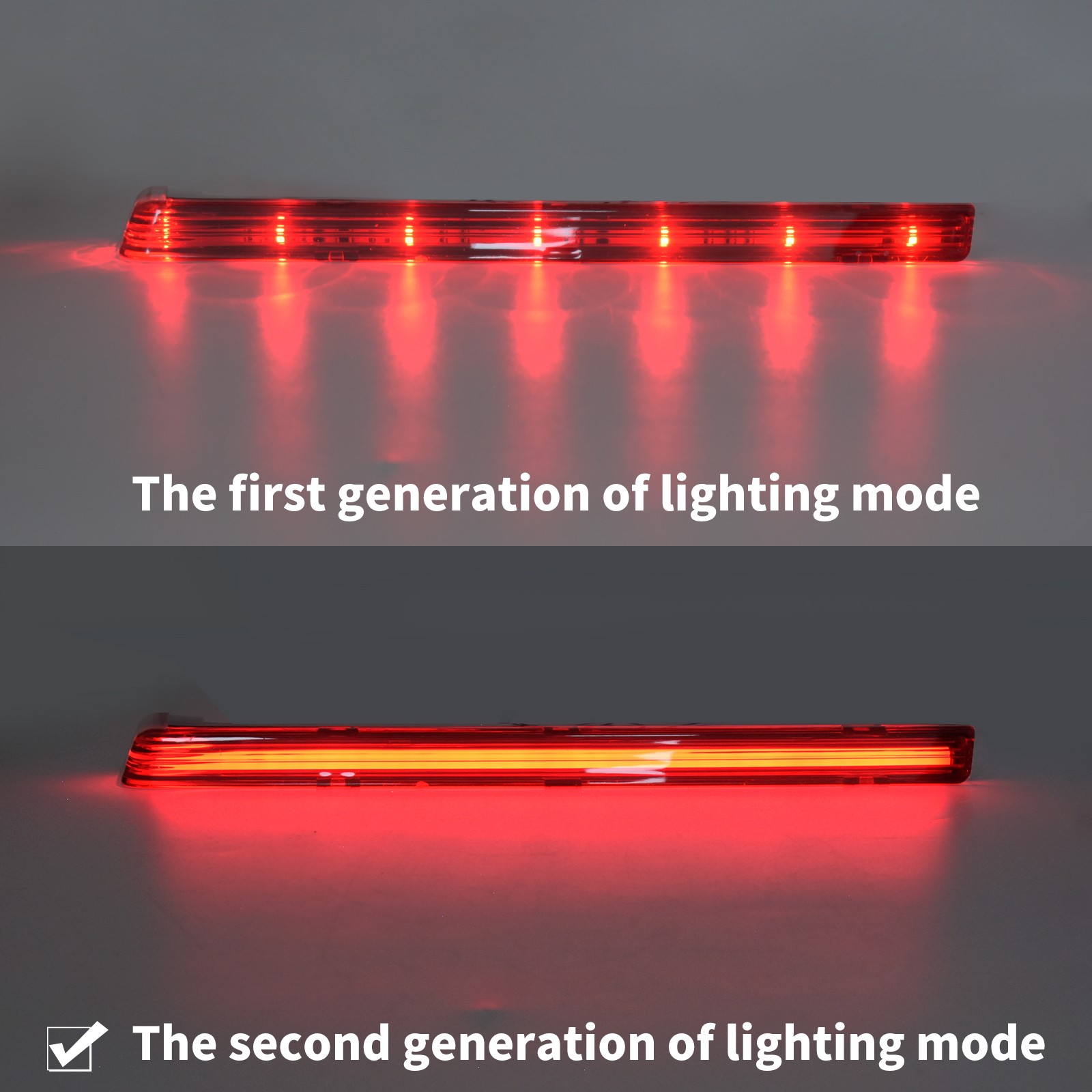 Accent Side Panel LED Light w/ Red Lens For Harley Tour Pack Road King 2006-2025