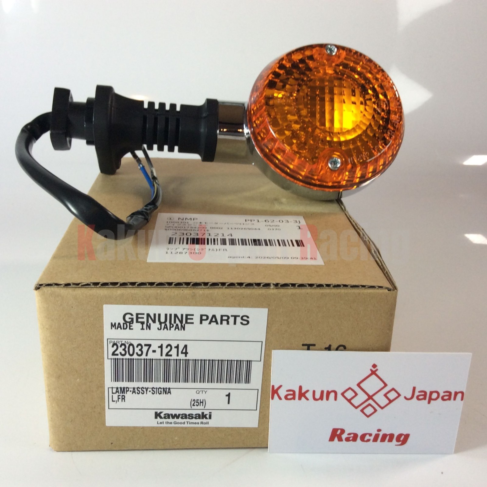Kawasaki OEM 23037-1214 TURN SIGNAL LAMP ASSEMBLY VULCAN 700 750 454 LTD JAPAN