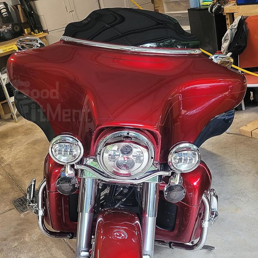 7″ Wave Windshield Windscreen For Harley Davidson Street Glide FLHXS FLHXST FLHX