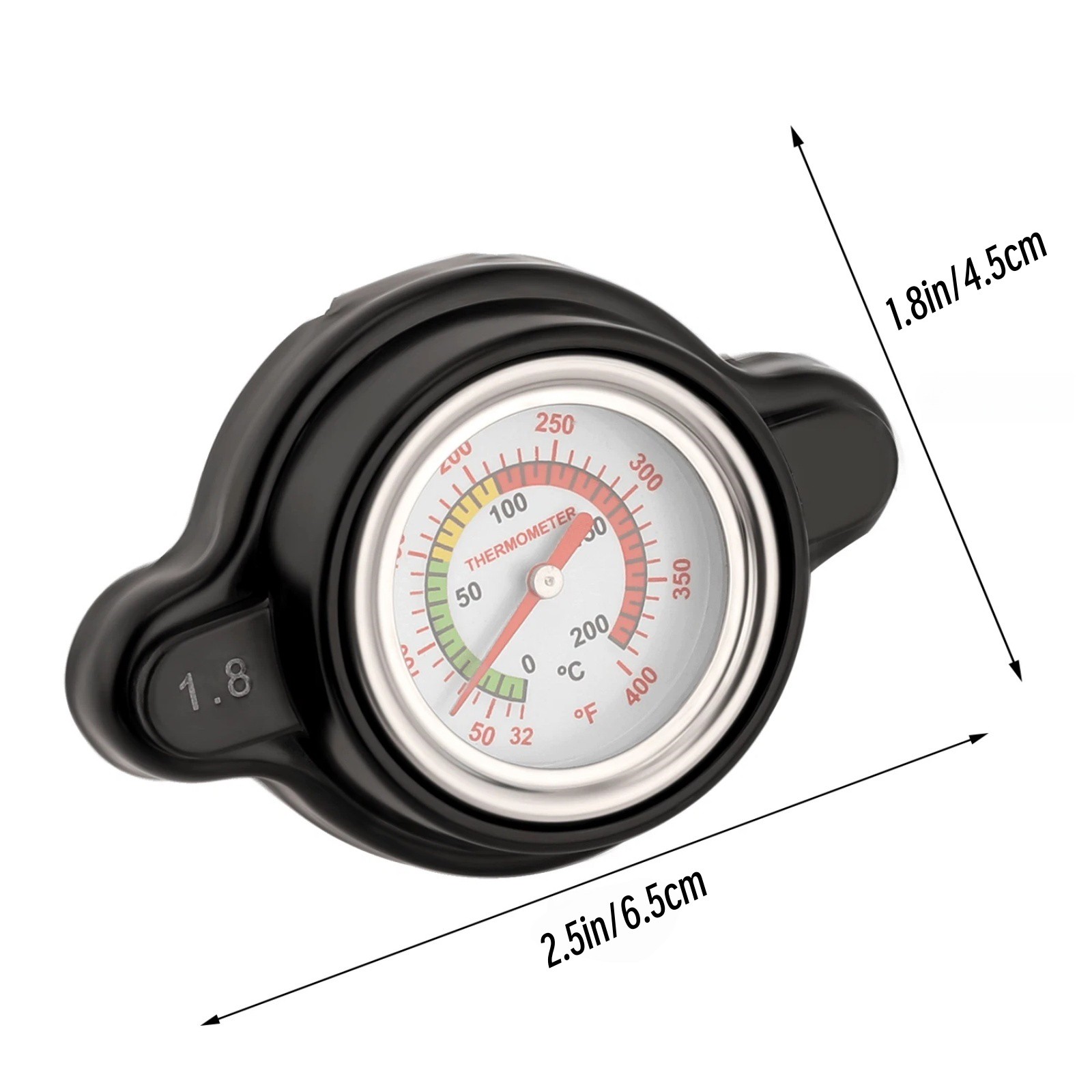 1.8 Rad Cap w/Temp Display Prevents Boil-Overs for Honda CRF450R 2002-2015 New