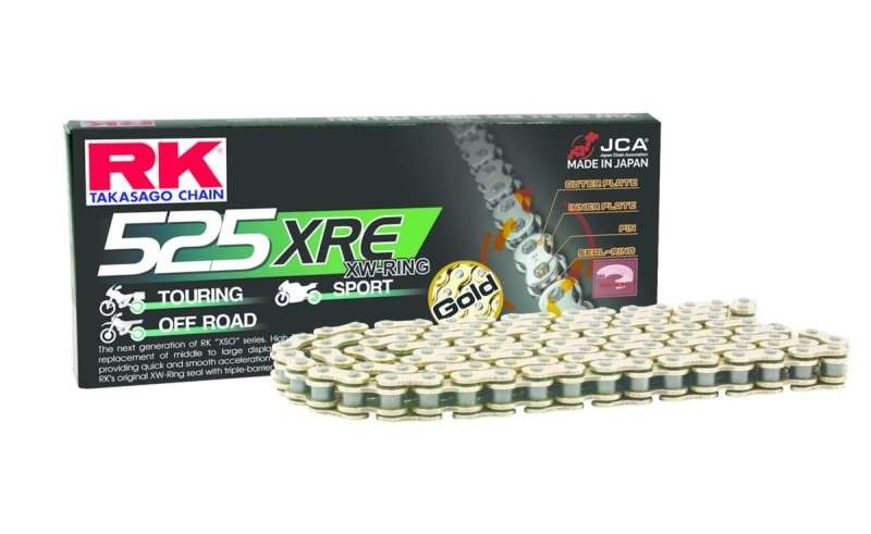 RK 525 XRE GB XW-Ring Chain 110 Links Gold GB525XRE-110