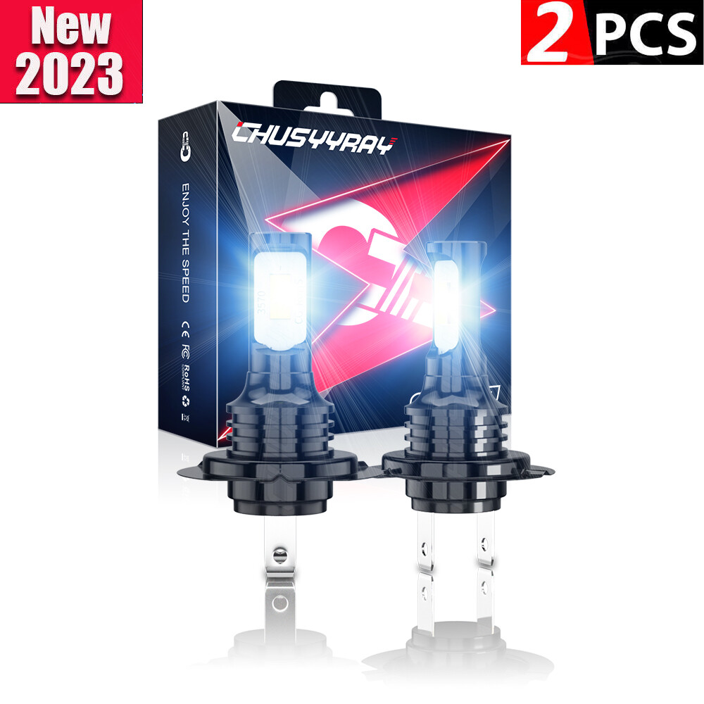 For Honda Goldwing 1800 GL1800 2001-2017- 2PC H7 LED Headlight Bulbs Kit 6000K