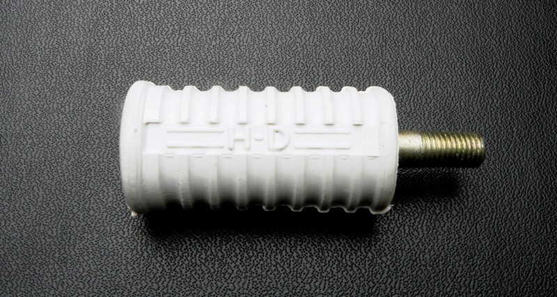HARLEY Genuine White Gear Change Shifter Rubbers short stud Shovelhead Ironhead