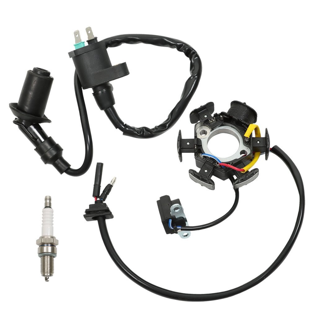 For Honda XR50R 2000-2003 XR70R 1997-2003 Stator Ignition Coil Spark Plug Kit