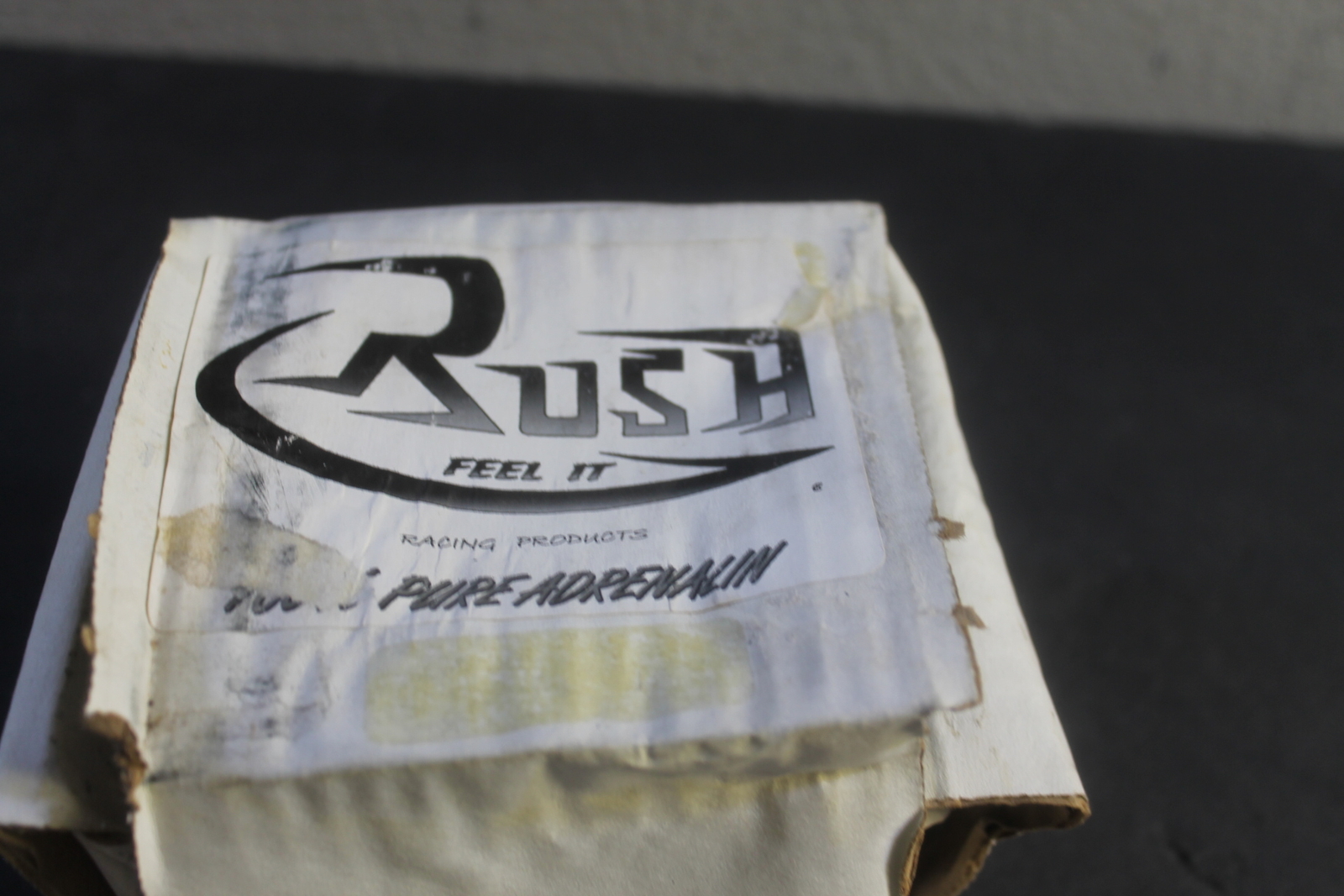 NOS Exhaust Tip Muffler Rush Racing Chrome 3.5 INCH Diamater