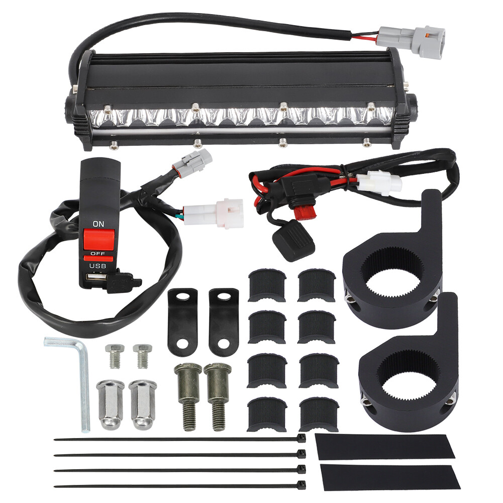 LED Headlight Light Bar Kit For Yamaha YZ250F YZ250FX YZ450F YZ450FX Plug-&-Play