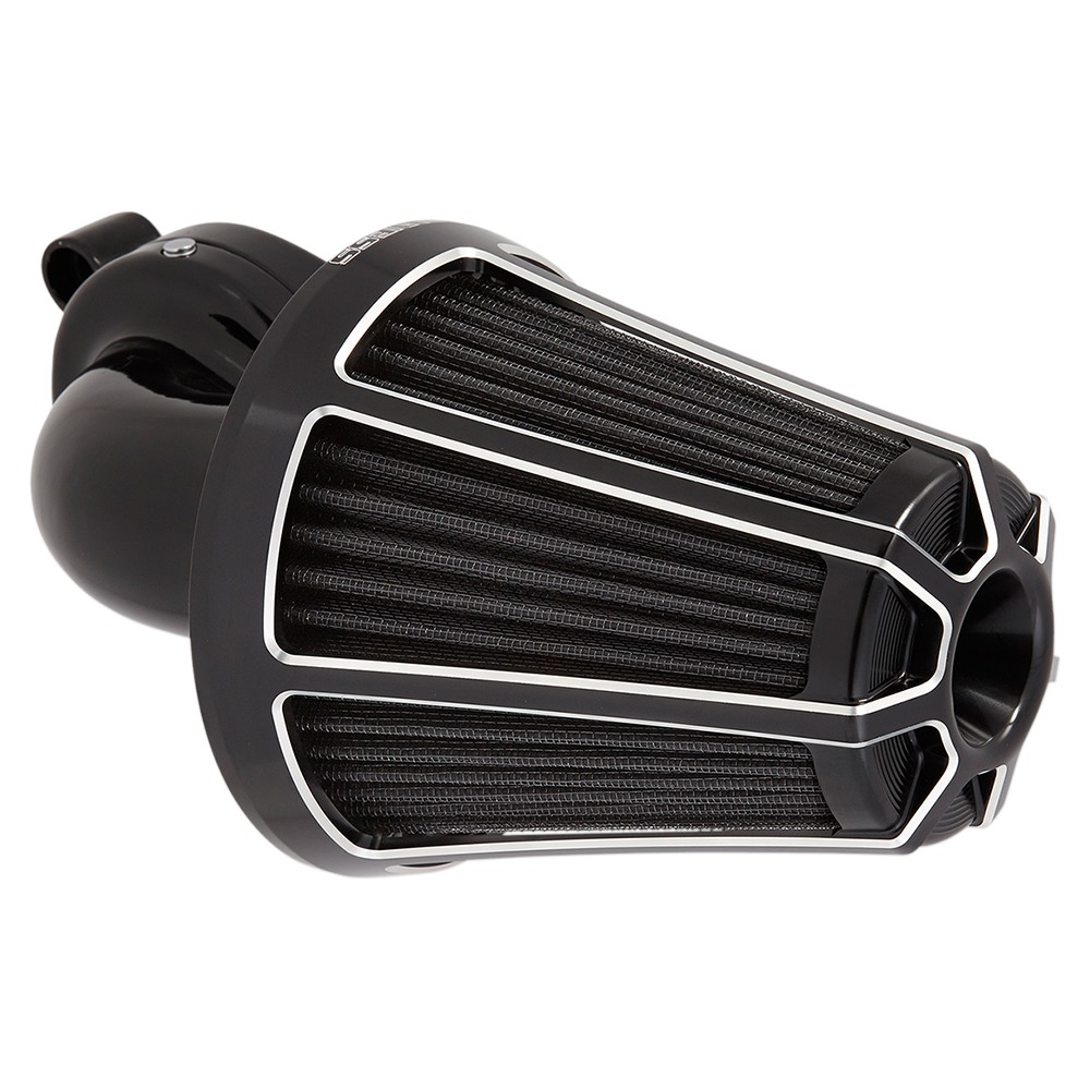 Arlen Ness 81-008 Monster Sucker Air Cleaner Kits Black Beveled