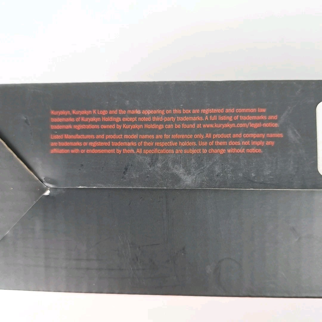 Kuryakyn Motorcycle Chrome And Black Foot Pegs Pair With Box