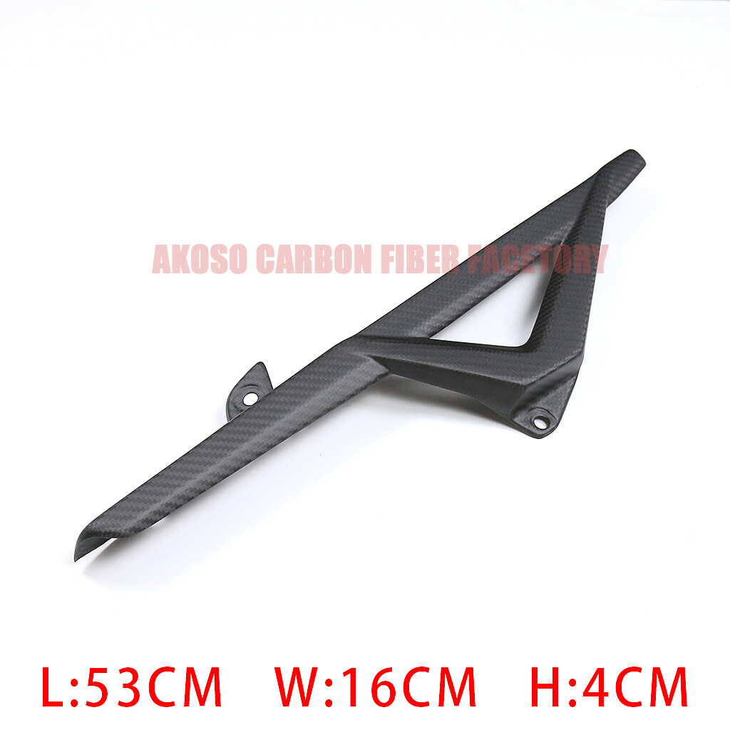 For RSV4 / TuonoV4 2021-2025 Carbon Fiber Rear Upper Chain Guard Cover Fairing