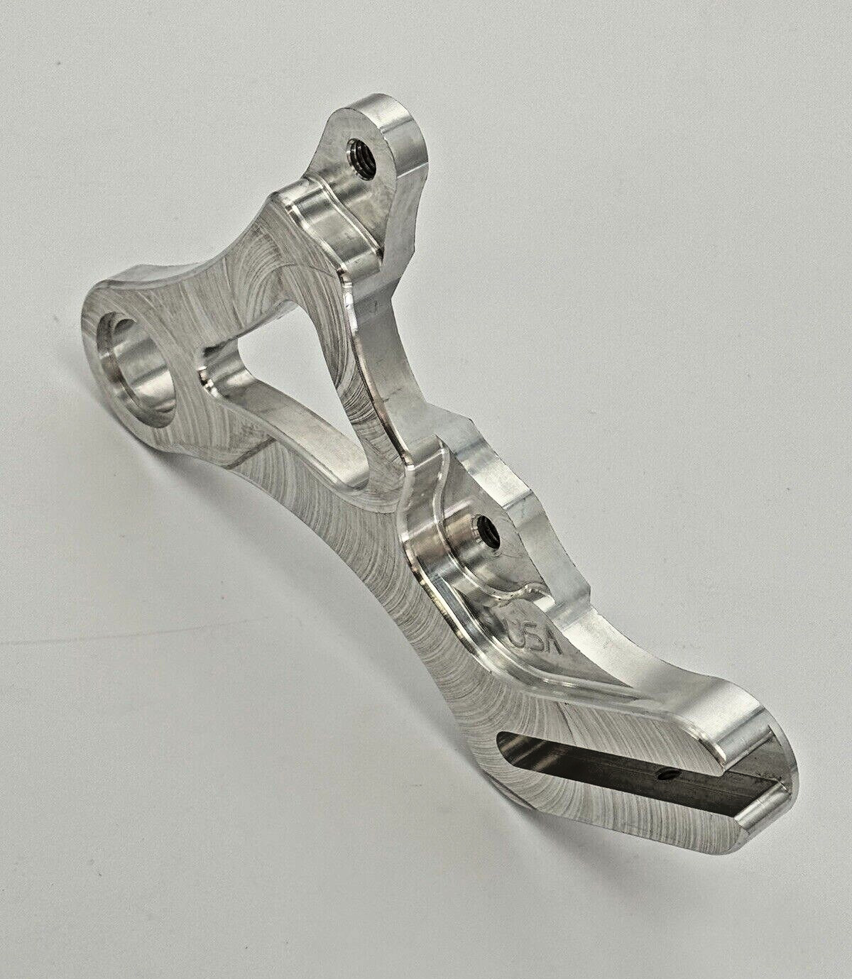 USA-MADE RAW BILLET 87-99 SOFTAIL REAR BRAKE CALIPER BRACKET HARLEY NO REDUCER
