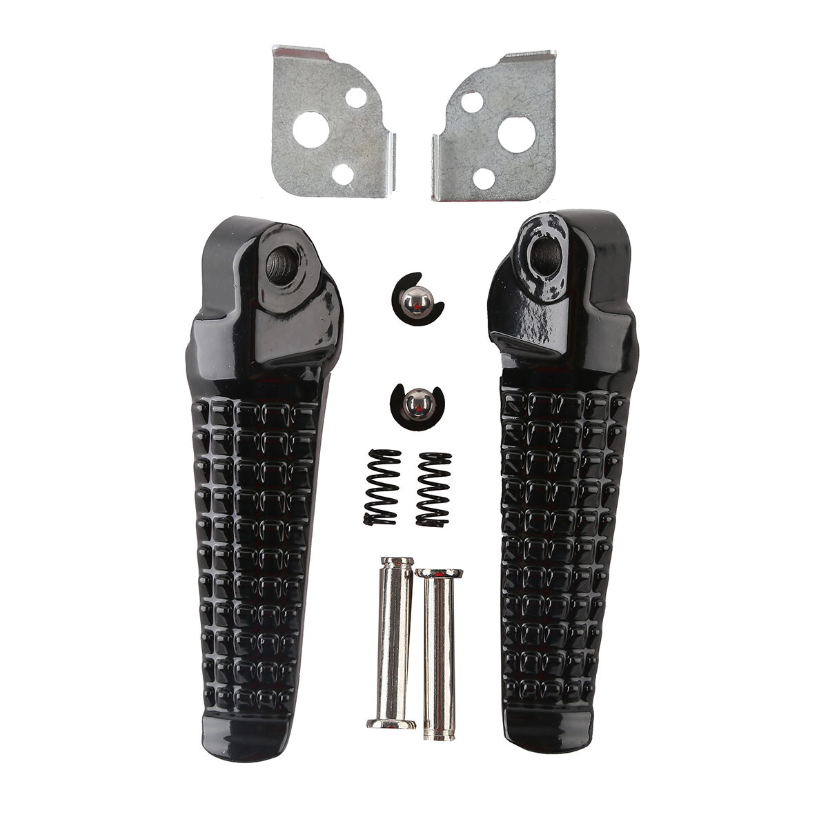 Rear Passenger Footpegs Pegs Footrest Bracket Fit For Suzuki GSXR1000 2003-2004