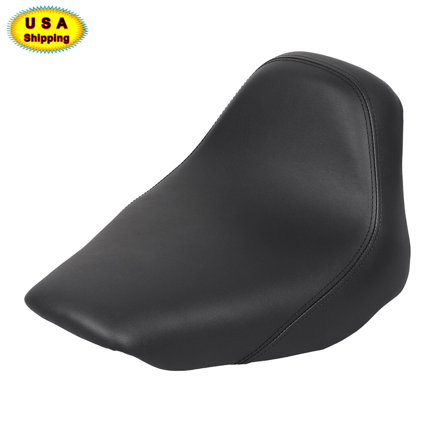 Synthetic Leather+Ultra-Foam Solo Seat For Harley Heritage Softail Classic FLSTC