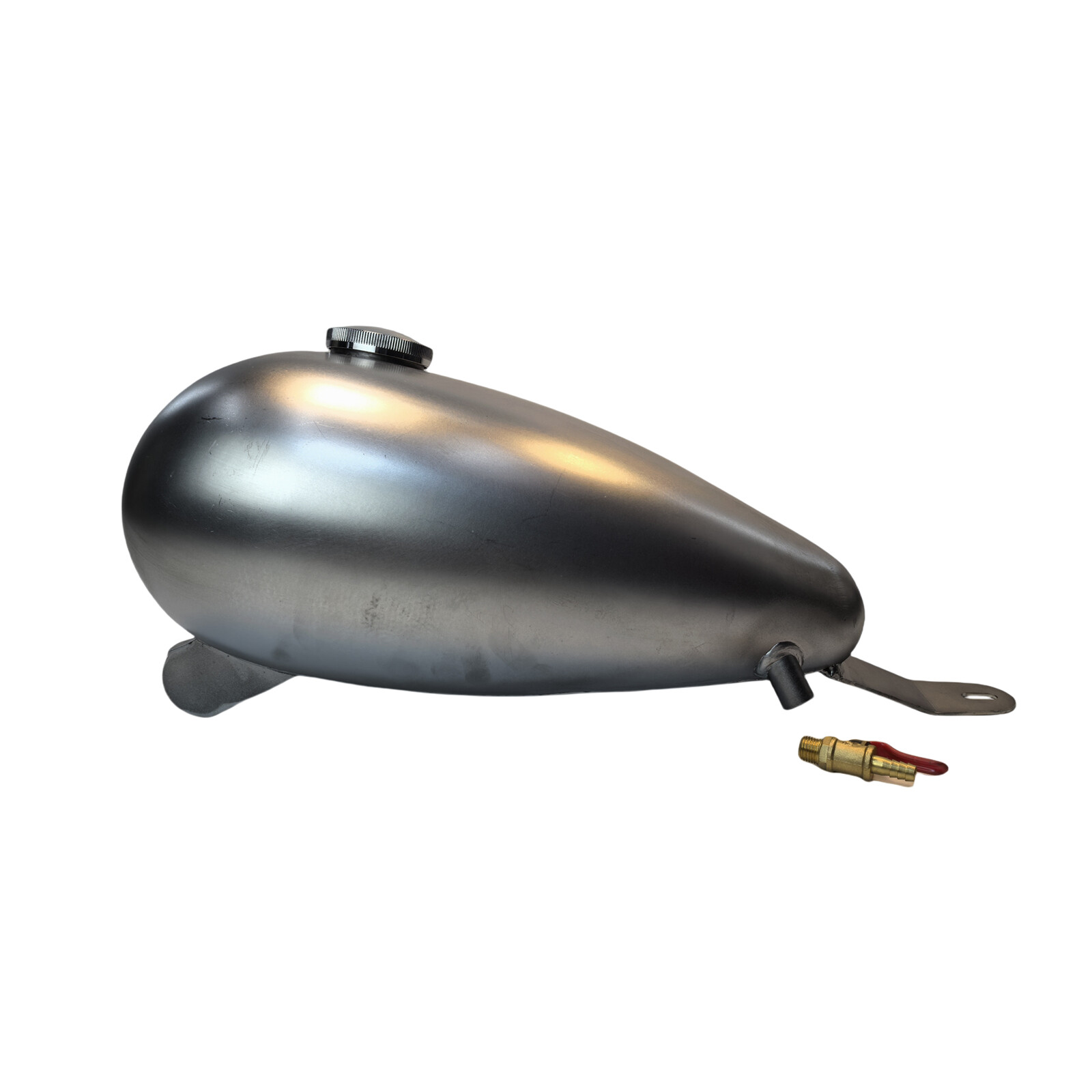 Motorcycle Petrol Gas Fuel Tank With Oil Cap For YAMAHA XV250 Silver