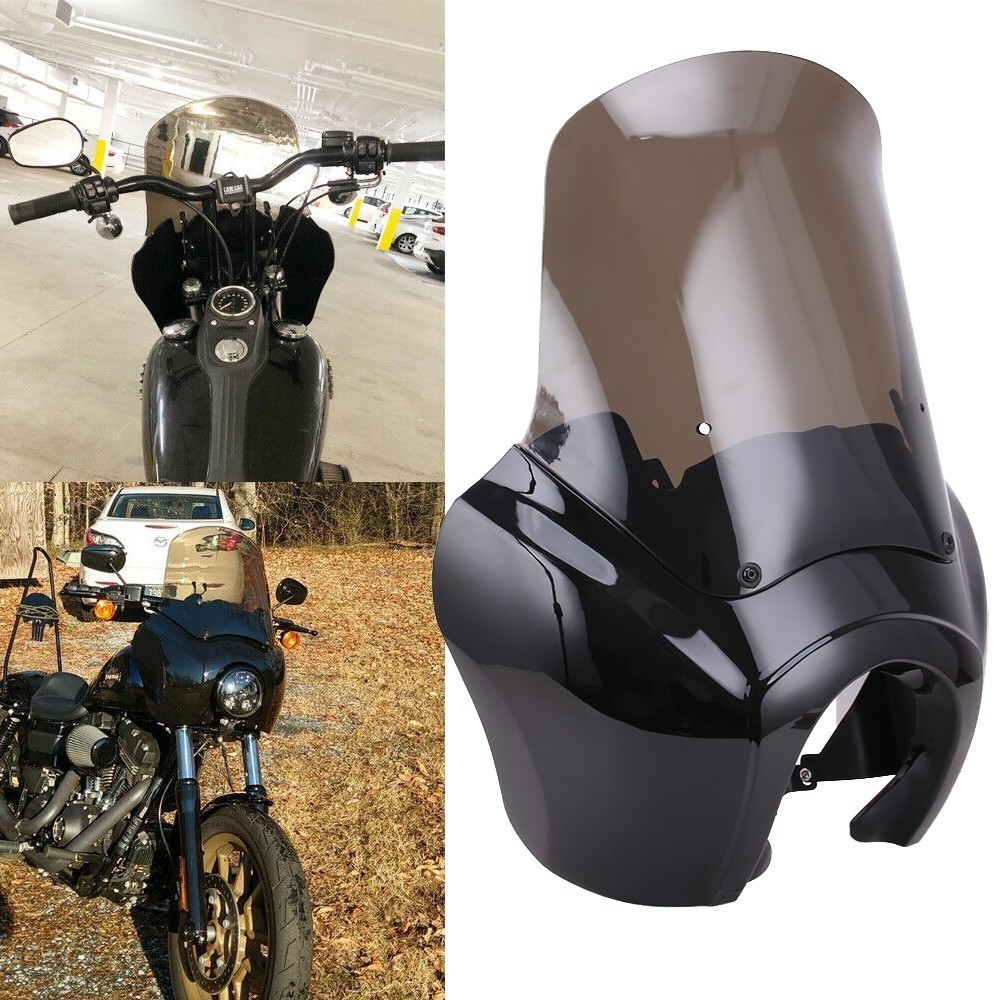 15” Windshield Windscreen Front Fairing For Harley Dyna Wide Glide FXDWG