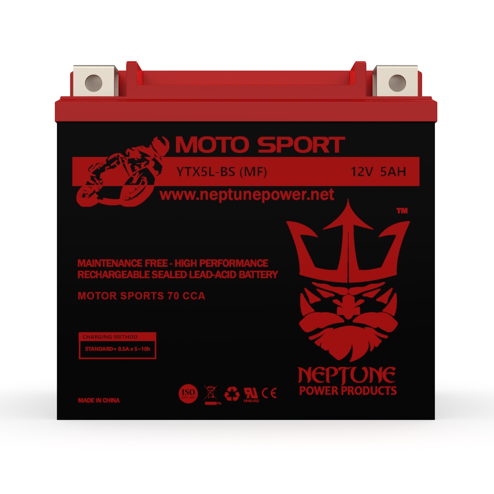 Neptune YTX5L-BS AGM Battery for ’03-14 Polaris 90CC Outlaw