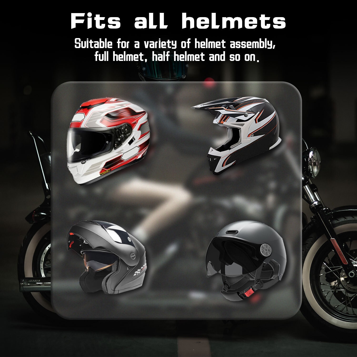 Fodsports M1-S Pro Motorcycle Bluetooth Headset 10 Riders Group Helmet Intercom