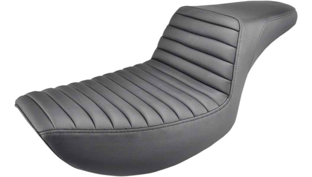 Saddlemen Black Step-Up Seat Tuck-n-Roll Harley Davidson 1982-2000 Dyna