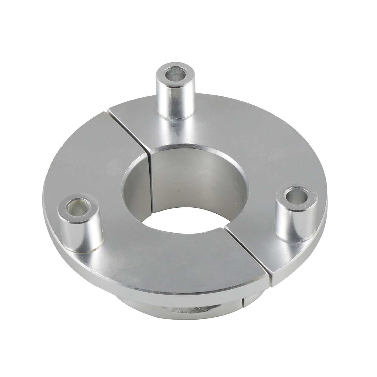 Silver 36mm CNC Adaptor For 1.5 Inch 66cc 80cc 100cc Motorized Bike Bicycle