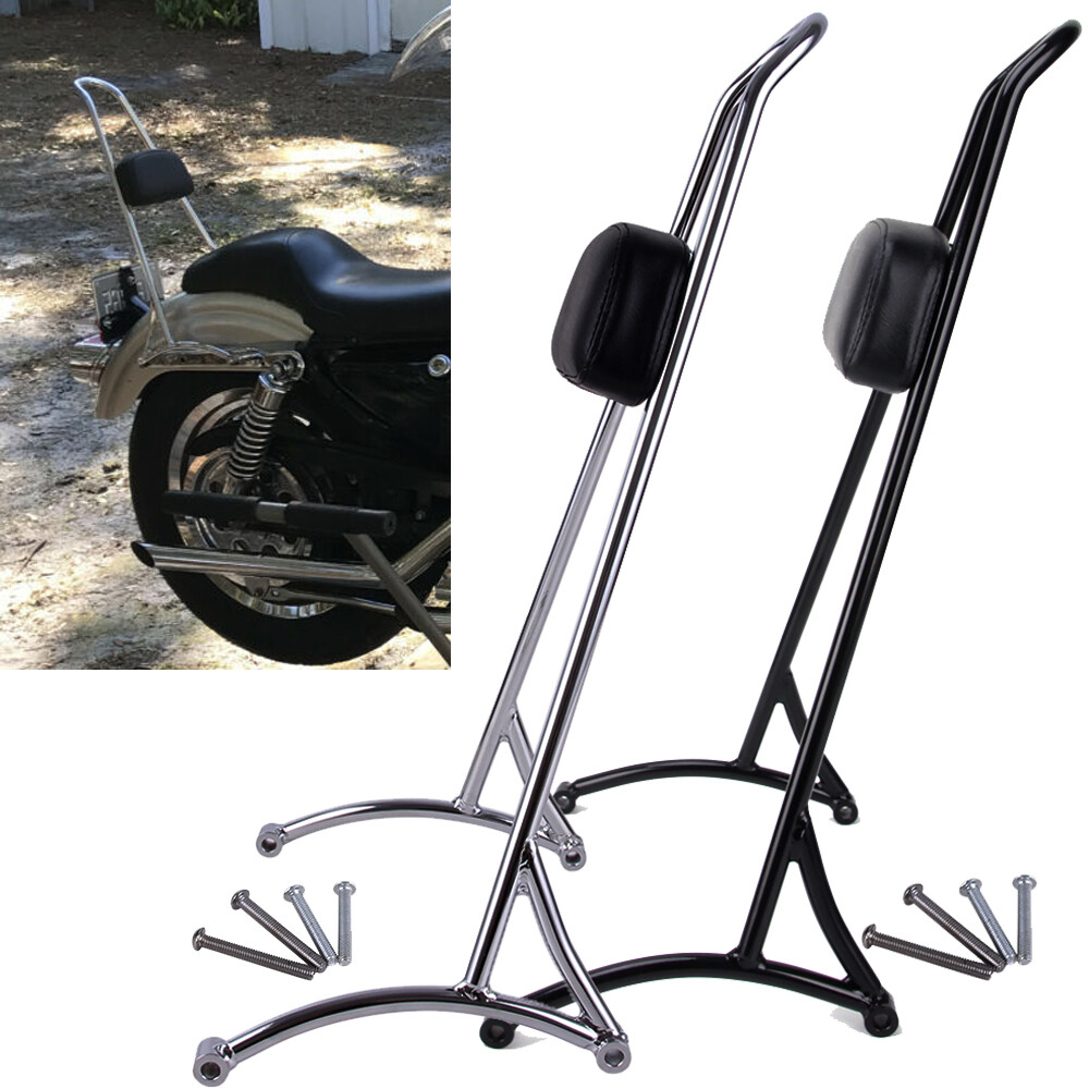 Tall Sissy Bar Passenger Backrest For Harley Sportster XL 1200 883 Iron 72 48 XR