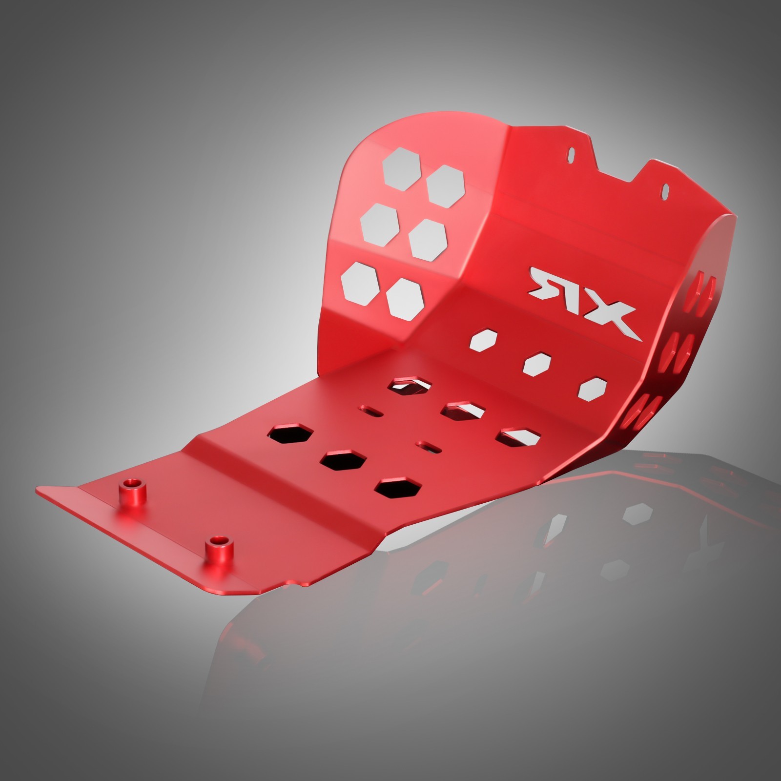 US Red For Honda XR650R 2000-2007 Front Skid Plate Engine Bash Guard 4mm