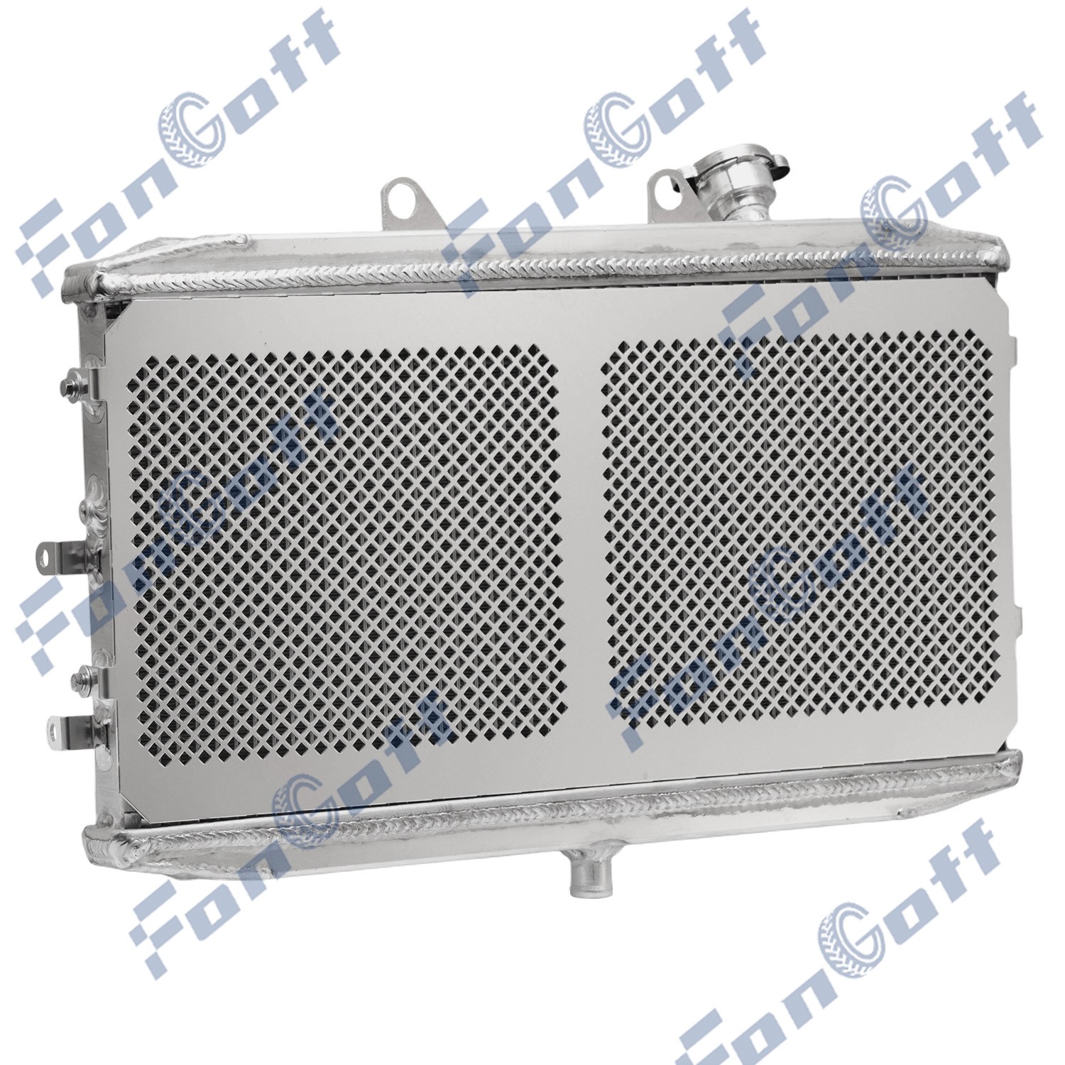 2294CC Radiator W/Grille Guard Cover For 2004-2017 07 Triumph Rocket 3 III 2300.