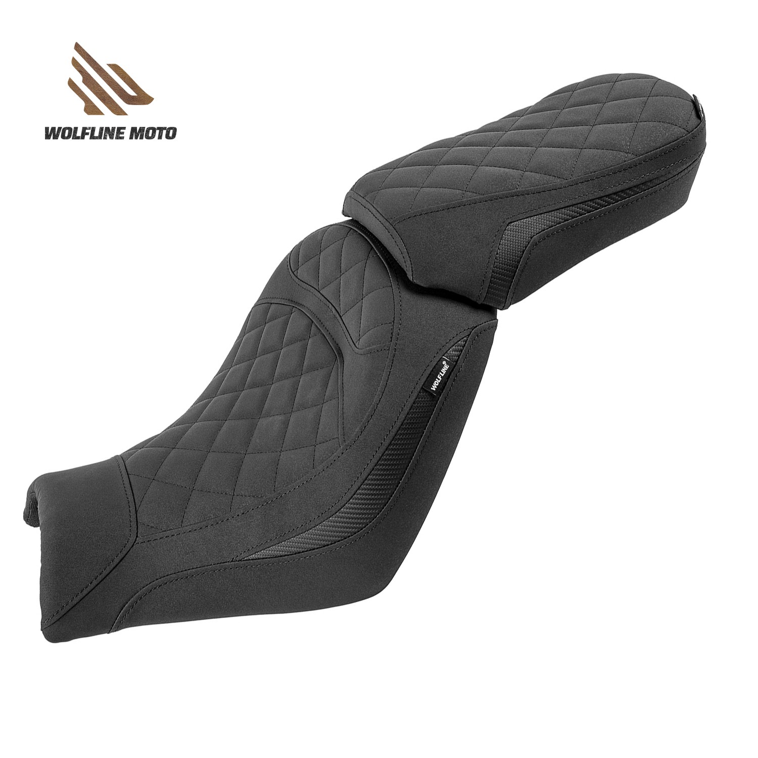 WOLFLINE Motorcycle Rider Passenger Seat For Kawasaki Vulcan S 650 2015-2024