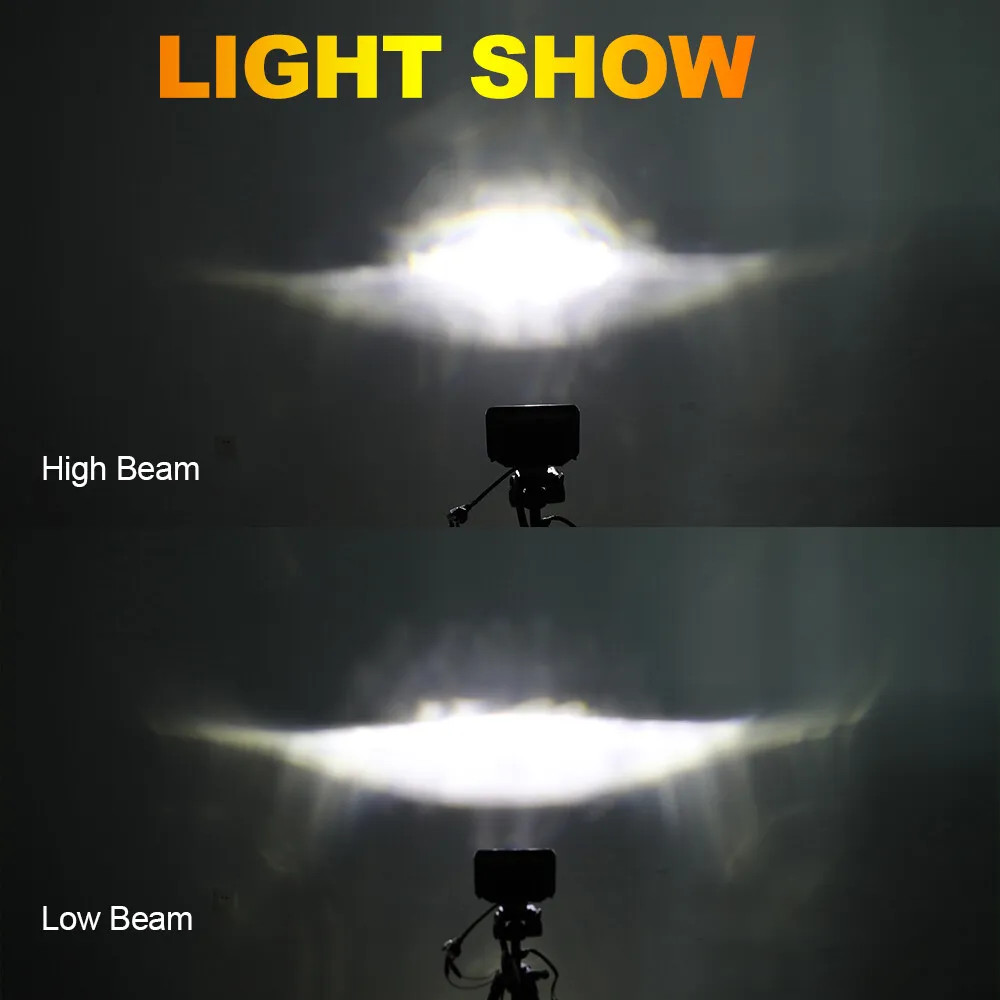 4×6″ LED Headlight Halo Projector Hi-Lo Sealed Beam For YAMAHA TW200 DT 125 RE
