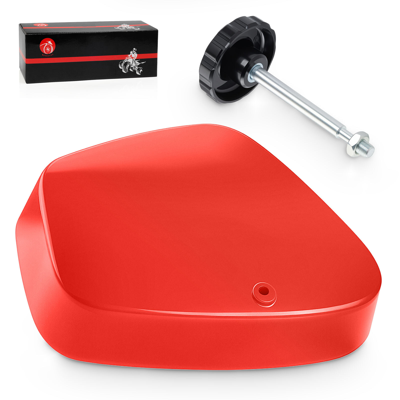 Right Side Battery Box Cover & Latch Knob for Honda CT90 CT110 C70M CA100 CA102