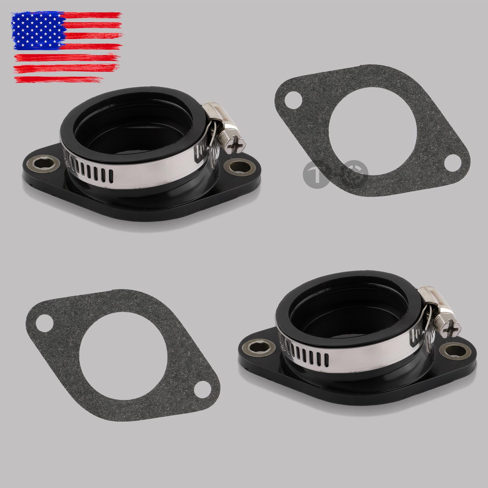 2x Carburetor Intake manifold boot Fits Honda Motorcycle CL350 , CB350 , SL350 A