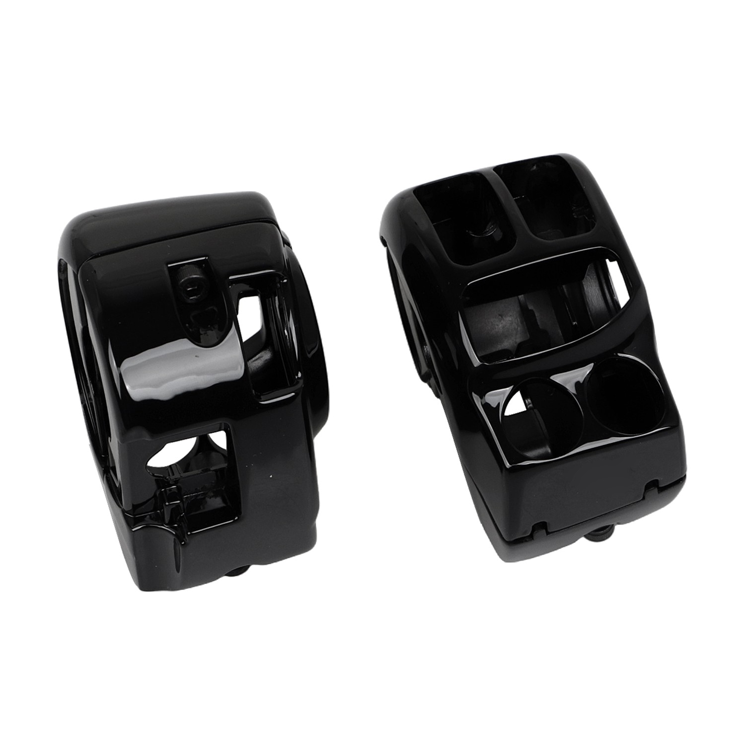 Gloss Black Handlebar Control Switch Housings For Harley 2014-2023 Touring Trike