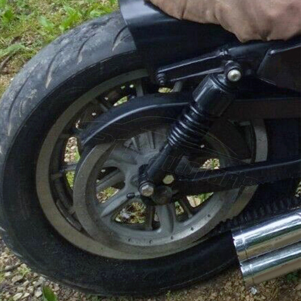 Black 10.5″ Rear Absorber Shocks Lowering For Harley Sportster Iron 883 1200 XL