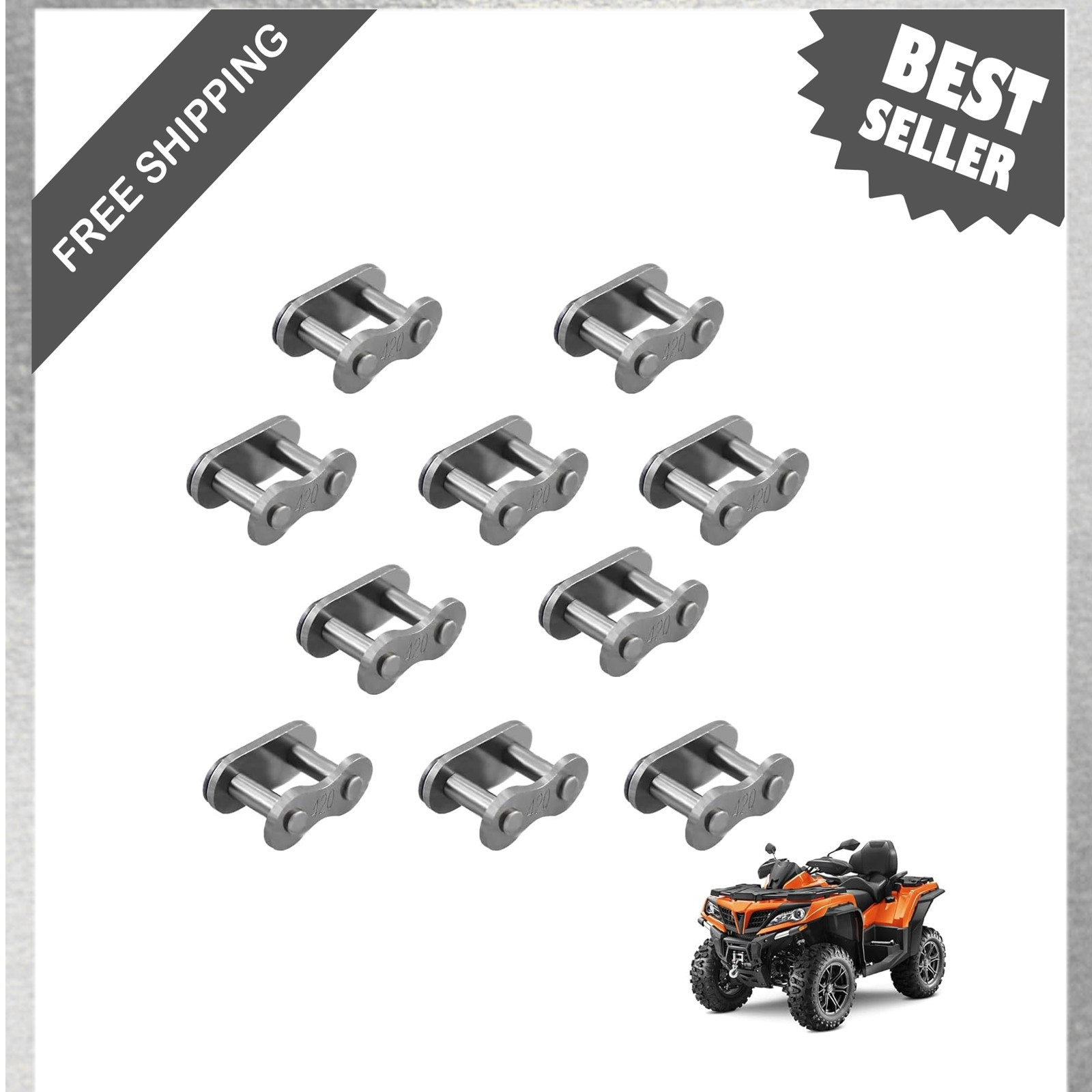 Chain Master Link Roller Steel Alloy for Bike Bicycle Mini Bike ATV Karting Pit