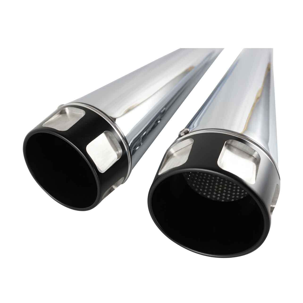 SHARKROAD Exhaust 4.4″ Megaphone For Harley Slip on Mufflers 2017-UP Deep Sound
