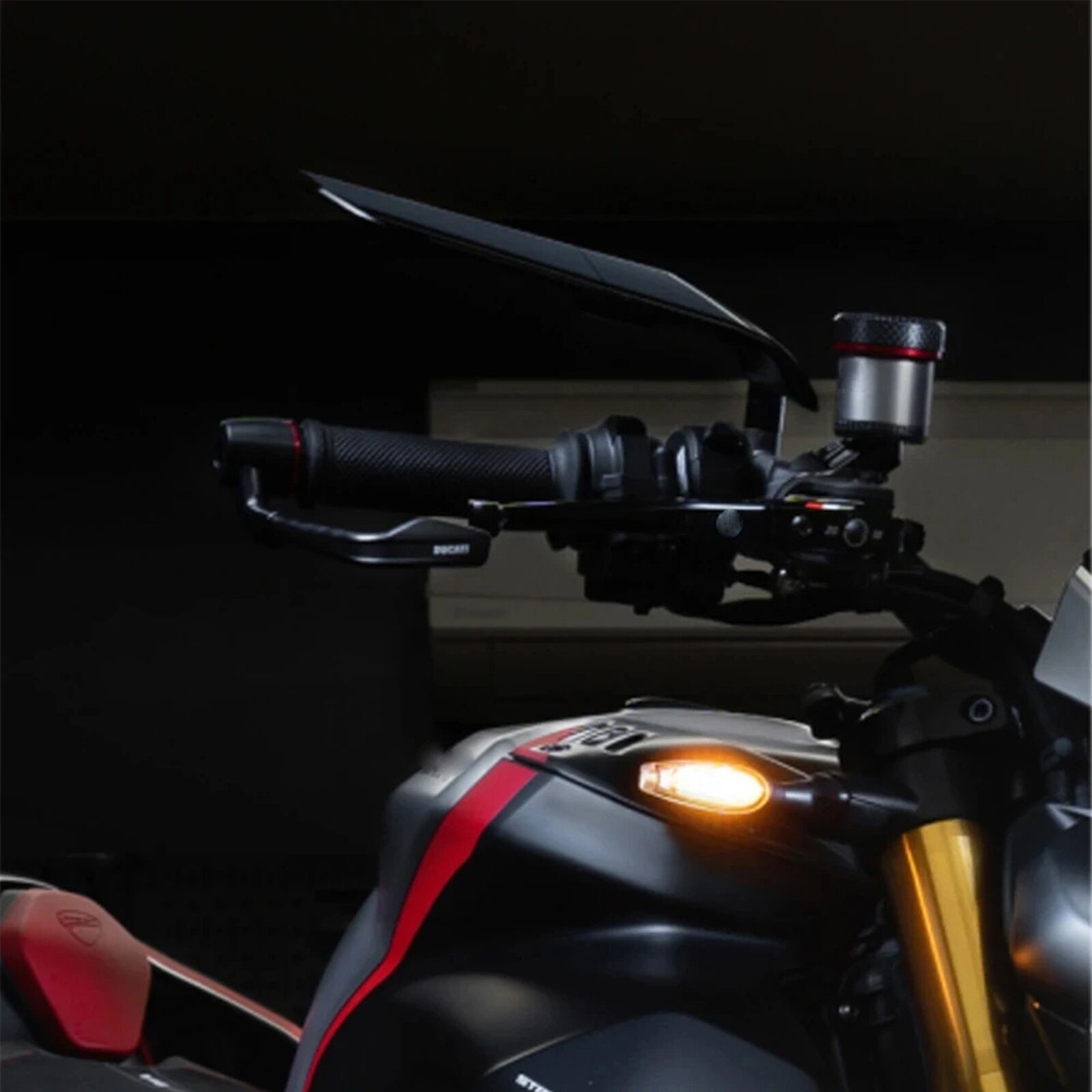 Universal Motorcycle Rearview Wind Wing Mirrors 8mm/10mm for Suzuki DRZ400 400SM