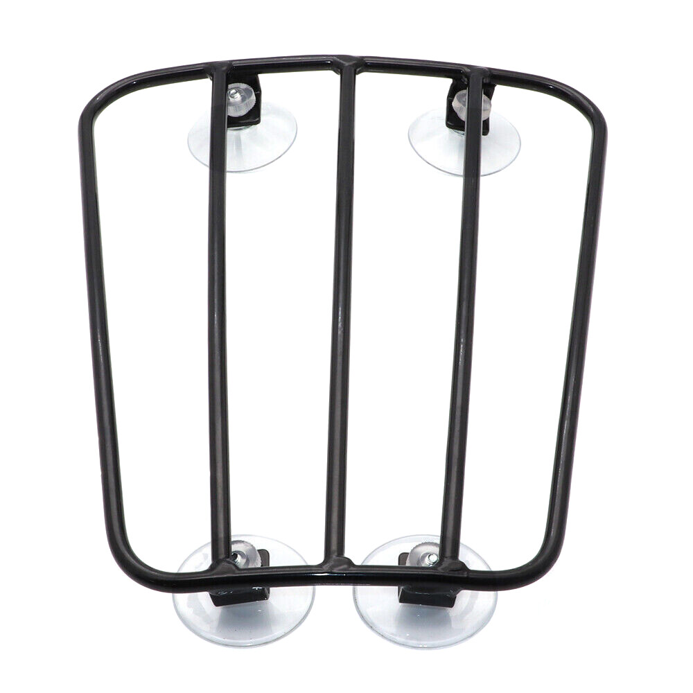 Universal Motorcycle Suction Cup Fuel Gas Tank Parcel Rack FOR Harley Cafe Racer