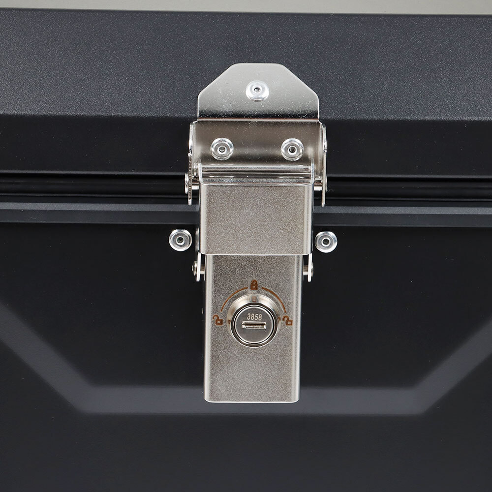 Aluminum Trunk 65L Motorcycle Top Case Waterproof Luggage Storage Tour Tail Box