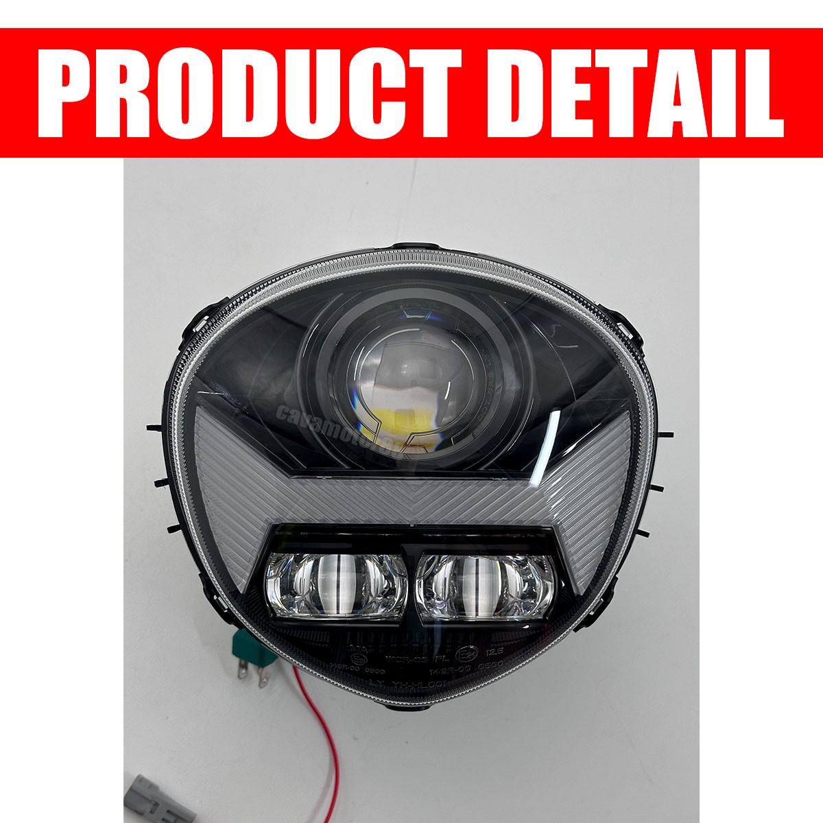 LED Headlight E24 Plug&Play DRL for Yamaha V STAR 1300 XVS 1300 Front Headlamp