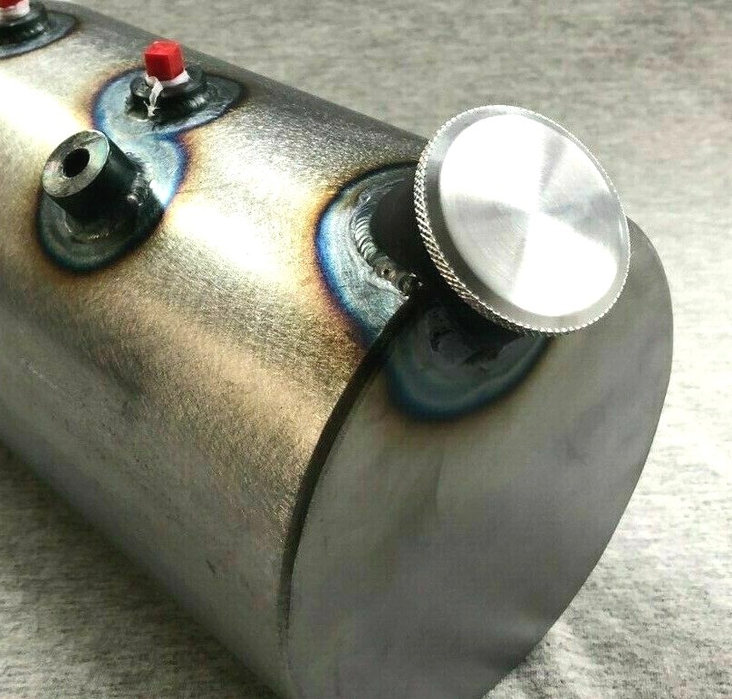 USA MADE Oil Gas Filler Cap With Bung For Harley Chopper Bobber Custom Gas Tanks