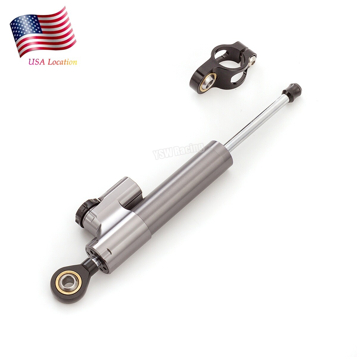 For Suzuki GSXR600 750 2006 2007-2010 CNC Steering Damper Stabilizer Grey&Black