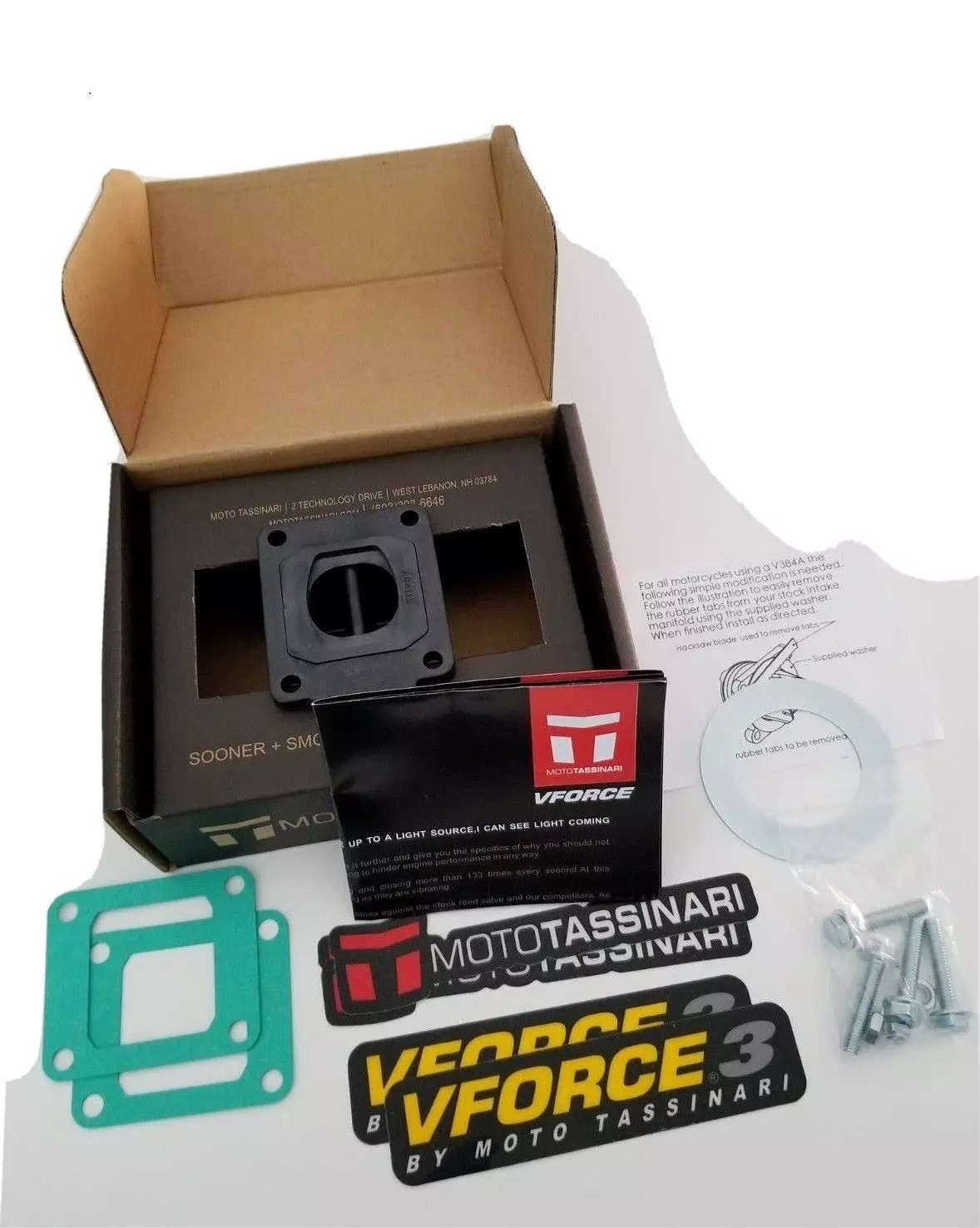 Moto Tassinari VForce3 V384a Reed Valve System KX80/KX85/KX100 –