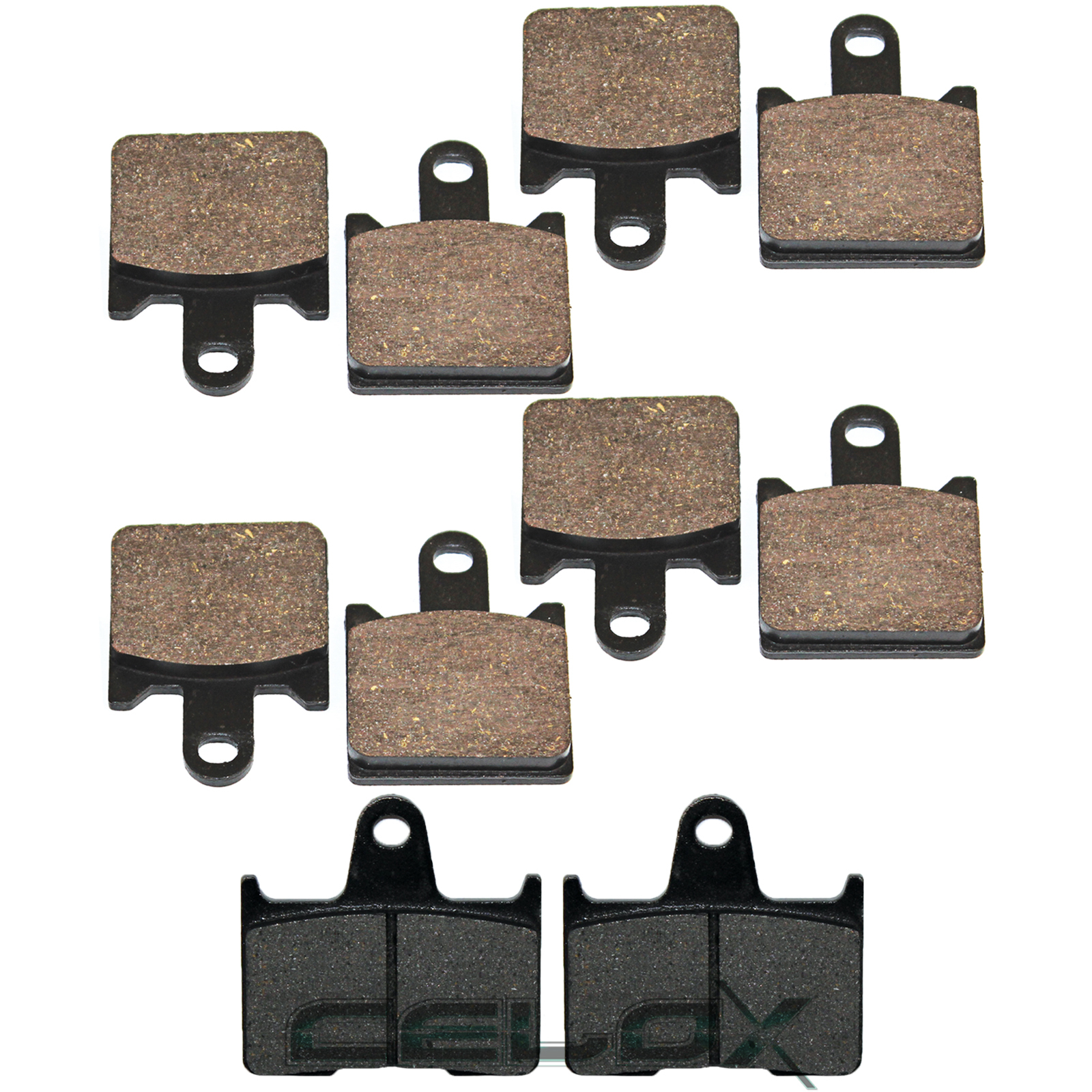 Front Rear Brake Pads for Kawasaki ZG1400 1400 GTR ABS 2010 2011 2012 2013 2014