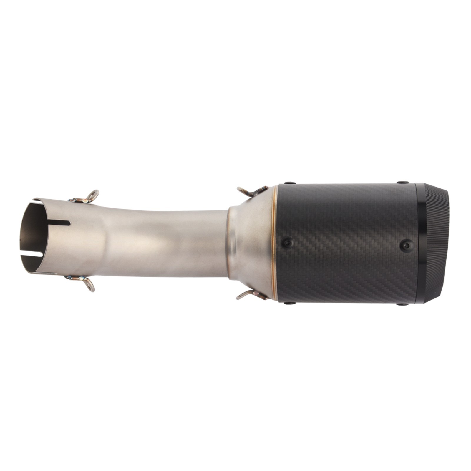 For Kawasaki Ninja ZX4R ZX4RR ZX25R 2023-2025 Exhaust Link Pipe Muffler Carbon