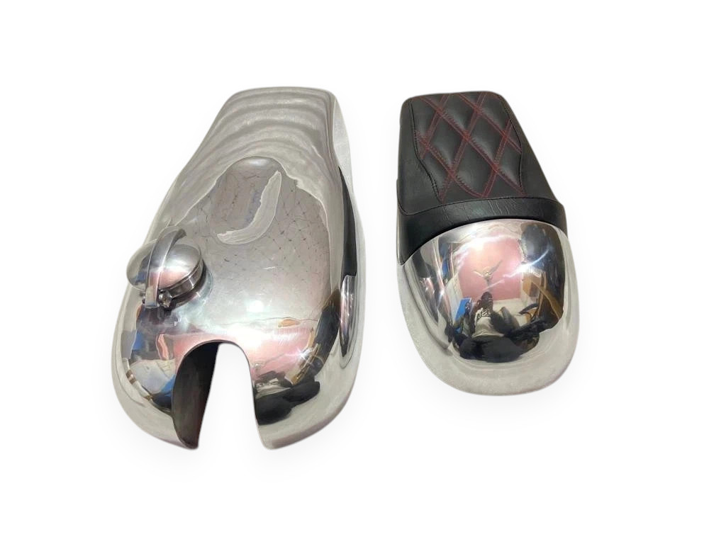 Fit For Ducati VIC Camp Caf� Racer Aluminum Alloy Petrol Tank With Seat Hood