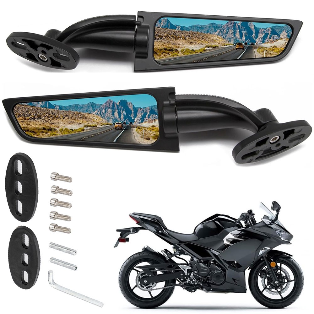 Adjustable Wind Wing Mirror Side Mirrors For Honda CBR600R CBR600RR CBR600F4i