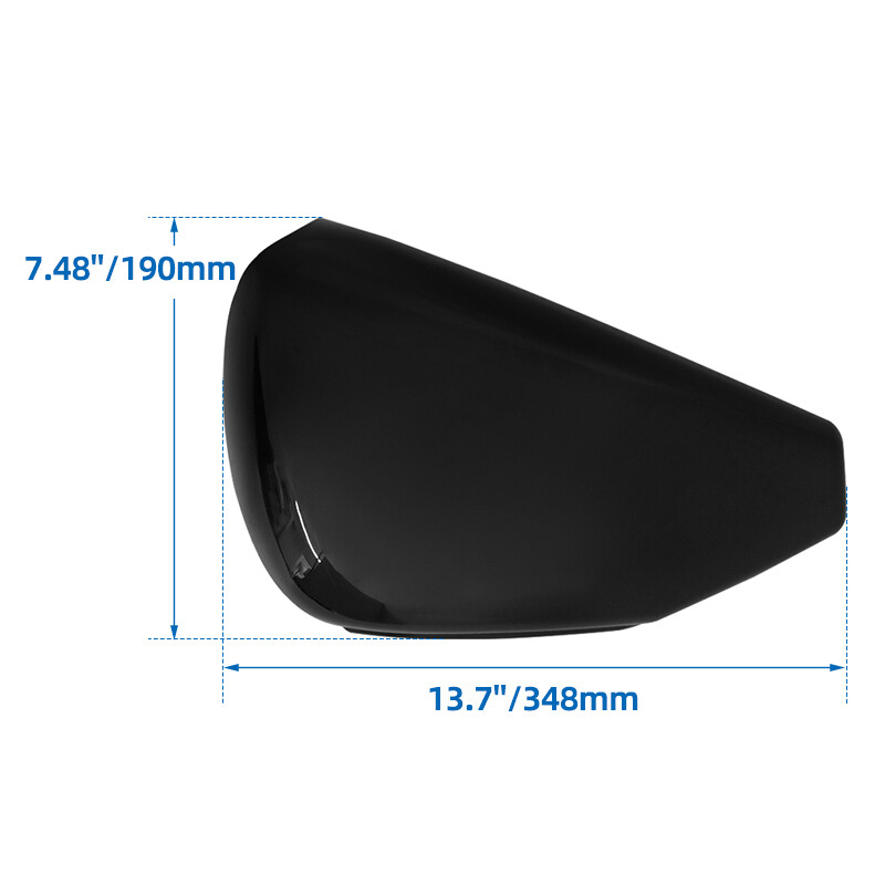 Left Battery Side Cover For Harley Sportster 883 1200 Custom XL1200C 2004-2013